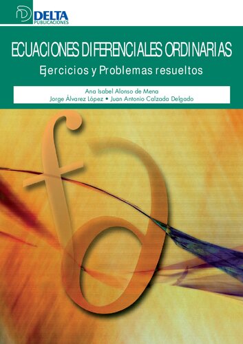 Ecuaciones Diferenciales Ordinarias