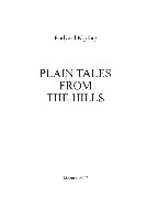 Plain Tales from the Hills