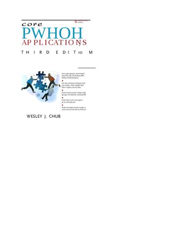 Core PYTHON Applications Programming