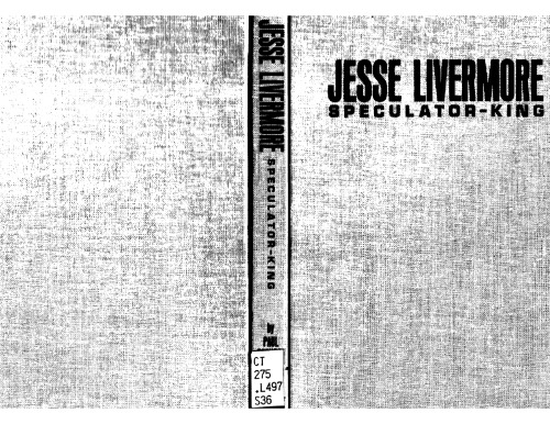 Jesse Livermore Speculator King