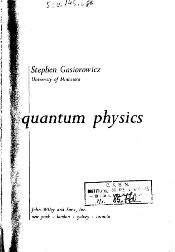 Quantum Physics, Third Edition