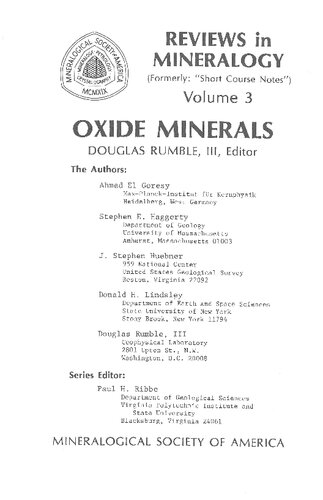 Oxide Minerals