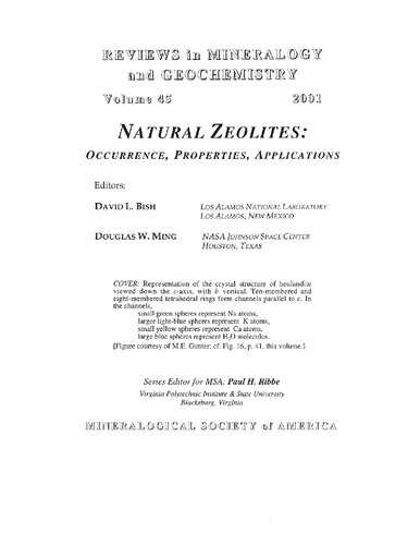 Natural Zeolites - Occurrence, Properties, Applications
