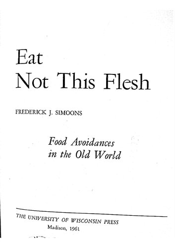 Eat not this flesh
