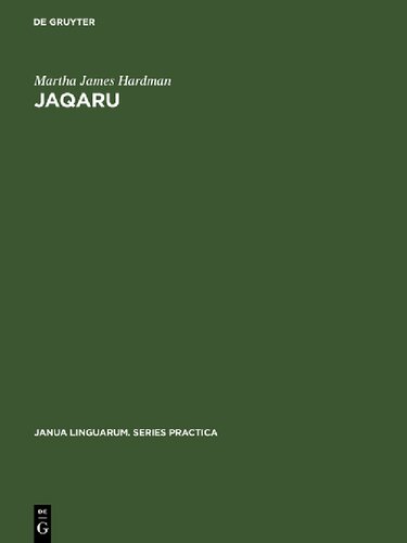 Jaqaru: Outline of phonological and morphological structure