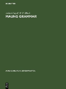 Maung Grammar: Texts and Vocabulary