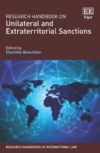 Research Handbook on Unilateral and Extraterritorial Sanctions