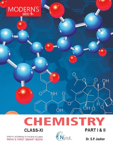 Modern's ABC OF PLUS CHEMISTRY (E) Class 11 XI P1 & P2 Part 1 and 2 I & II Dr S P Jauhar for CBSE PU ISc I.Sc I.Sc. Intermediate