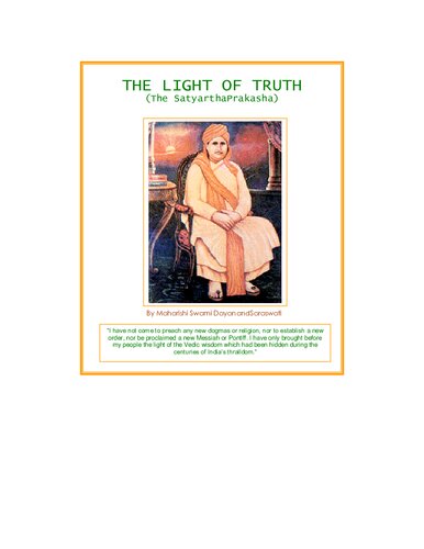 The Light of Truth (Satyarth Prakash in English)