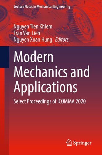 Modern Mechanics and Applications: Select Proceedings of ICOMMA 2020