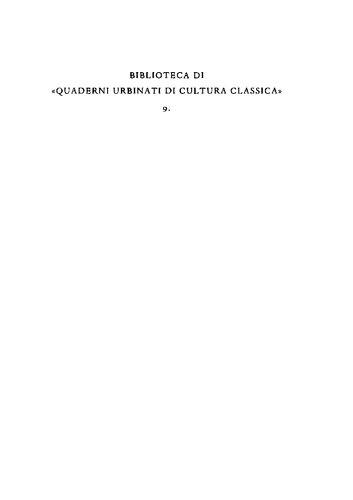 L'epos minore, le tradizioni locali e la poesia arcaica: atti dell'incontro di studio, Urbino, 7 giugno 2005
