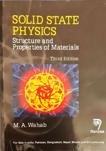 Solid State Physics: Structure and Properties of Materials