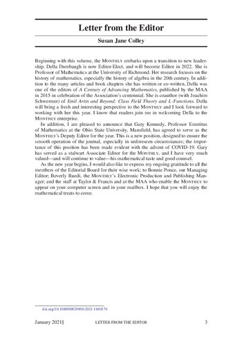 American Mathematical Monthly