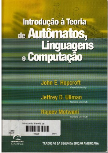 Introdução à Teoria De Autômatos, Linguagens E Computação