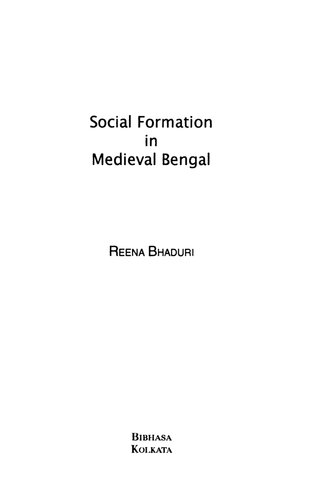 Social Formation in Medieval Bengal