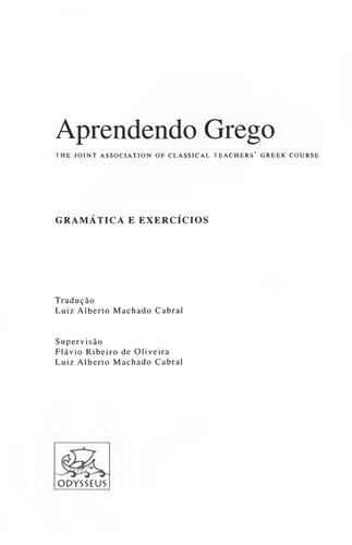 APRENDENDO GREGO - Gramática e exercícios