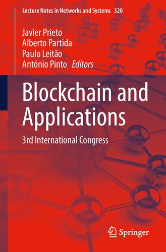 Blockchain and Applications: 3rd International Congress