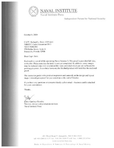 Naval Science 3: Naval Knowledge, Leadership, and Nautical Skills for the NJROTC Student