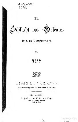 Die Schlacht von Orleans am 3. und 4. Dezember 1870