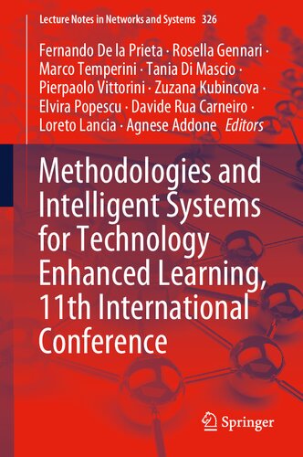 Methodologies and Intelligent Systems for Technology Enhanced Learning, 11th International Conference