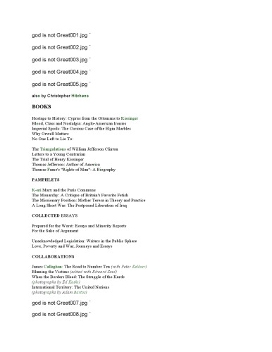 God Is Not Great: How Religion Poisons Everything