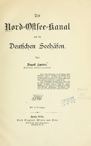 Der Nord-Ostsee-Kanal und die deutschen Seehäfen