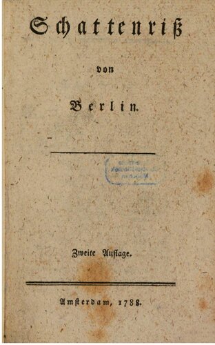 Schattenriß von Berlin