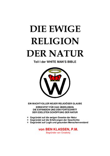 Die Ewige Religion Der Natur
