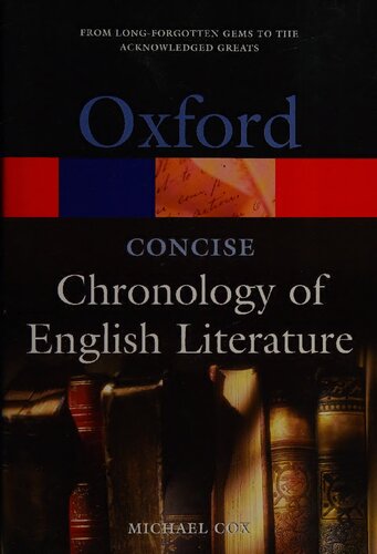 The Concise Oxford Chronology of English Literature