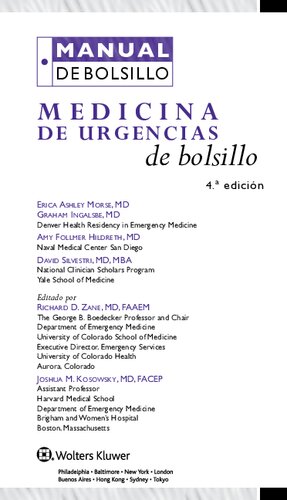 MEDICINA DE URGENCIAS DE BOLSILLO