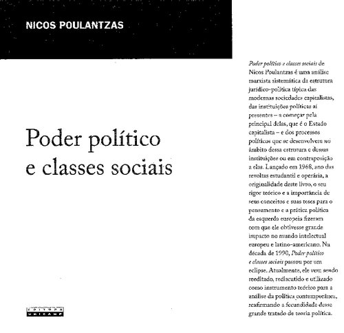 Poder político e classes sociais