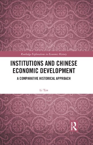 Institutions and Chinese Economic Development: A Comparative Historical Approach