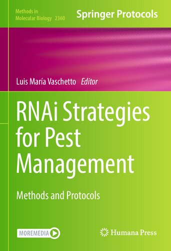 RNAi Strategies for Pest Management: Methods and Protocols