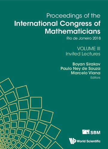 Proceedings of the International Congress of Mathematicians Rio de Janeiro 2018 Volume 3 Invited lectures (ICM 2018)