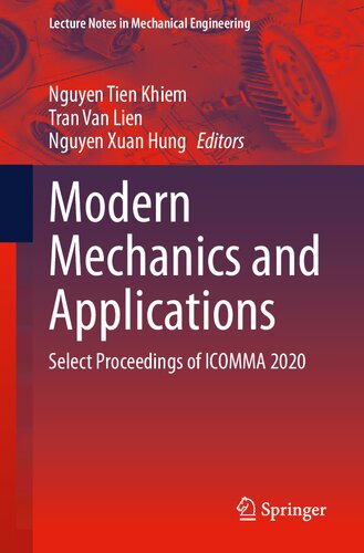 Modern Mechanics and Applications: Select Proceedings of ICOMMA 2020