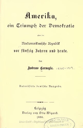 Amerika, ein Triumph der Demokratie oder die Nordamerikanische Republik vor fünfzig Jahren und heute