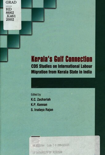 Kerala's Gulf Connection: CDS studies on international labour migration from Kerala State in India
