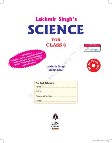 Lakhmir Singh’s Science for Class 8