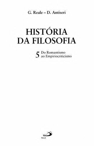 Do Romantismo Ao Empiriocriticismo