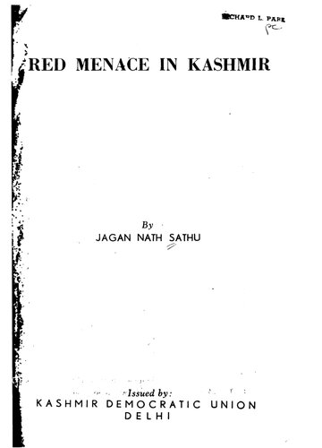 Red menace in Kashmir.