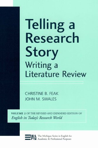 Telling a Research Story: Writing a Literature Review
