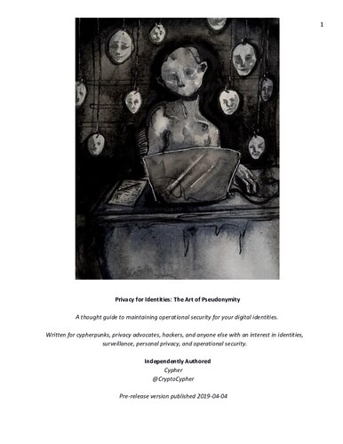 Privacy for Identities: The Art of Pseudonymity