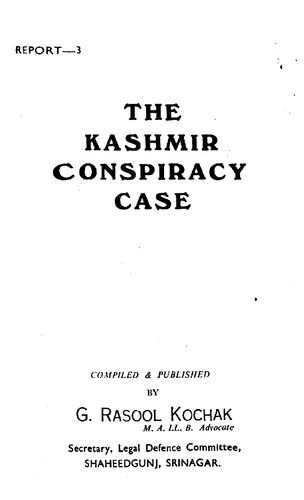 The Kashmir Conspiracy Case