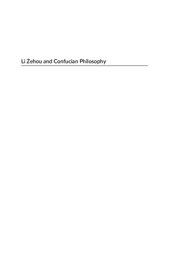 Li Zehou and Confucian Philosophy