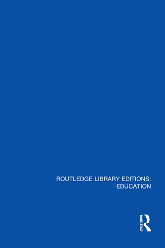 Routledge Library Editions: Education