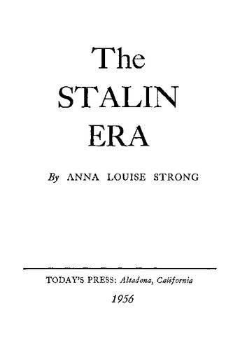 The Stalin Era