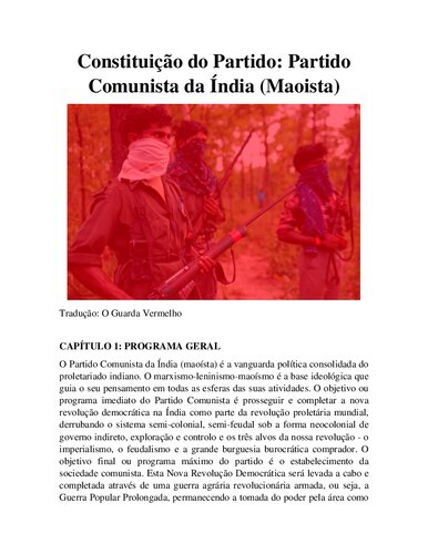 Constituição do Partido