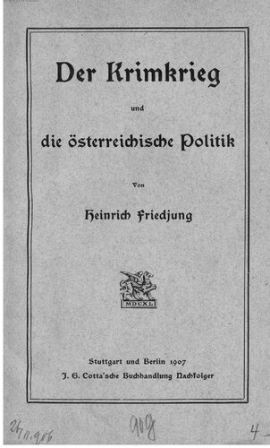 Der Krimkrieg und die österreichische Politik