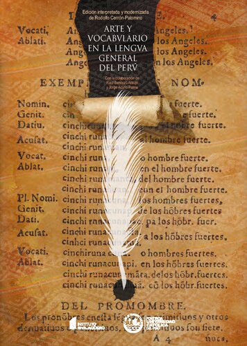 Arte y vocabulario en la lengua general del Peru