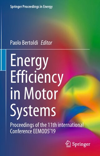 Energy Efficiency in Motor Systems: Proceedings of the 11th international Conference EEMODS’19